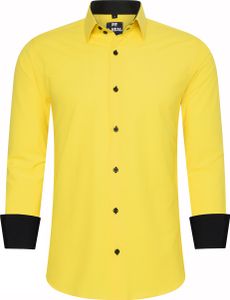 Business-Hemd Herren Kontrast Hemd "R-NEAL" Hochzeit-Hemd Slim Fit Hemden Stretchhemd S - 4XL G44