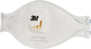 3M Aura™ 9322+ 9322+ Jemná protiprachová maska s ventilom FFP2 D 10 ks