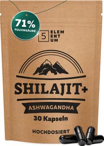Shilajit & Ashwagandha Kapseln Hochdosiert - 1000mg pro Tag, 71% Fulvinsäure - Premium Mumijo Shilajit Hochdosiert Aus Himalya Gebirge Natural - und - 30 Kapseln Shilajit & Ashwagandha Kapseln Hochdosiert - 1000mg pro Tag, 71% Fulvinsäure - Premium Mumijo Shilajit Hochdosiert Aus Himalya Gebirge Natural - und - 30 Kapseln