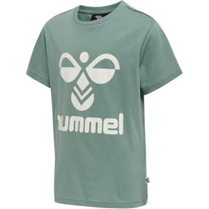 hummel hmlTRES T-Shirt Kinder 7135 - mineral blue 140