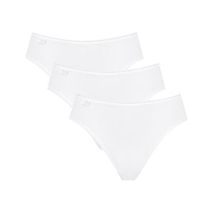 Sloggi dámský Tai, 3-pack - 24/7 Cotton, jednobarevný bílý L