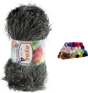 100g Strickgarn Yumos Fransenstrickgarn Strickwolle Häkelgarn