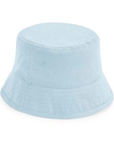 Beechfield Junior Organic Baumwolle Bucket Hat CB90b Kinder Anglerhut powder blue L/XL