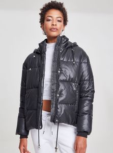 Urban Classics Damen Jacke Ladies Vanish Puffer Jacket Black-3XL