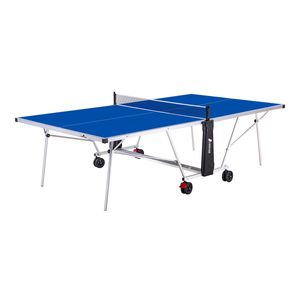Cougar Tischtennisplatte Deluxe 2800 klappbar in Blau | Indoor & Outdoor klappbarer Tischtennistisch mit verstellbaren Beinen und Netz | Ping Pong Tisch für Kinder & Erwachsene | 274 x 152,5 x 76 cm