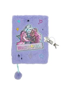 Tagebuch mit Schloss Kinder Mädchen Monster High Notizbuch liniert Clawdeen Wolf Frankie Stein Draculaura