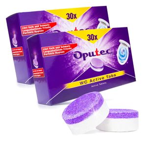 60x Oputec WC Active Tabs: Zur Reinigung von WCs, Toiletten & Urinalen