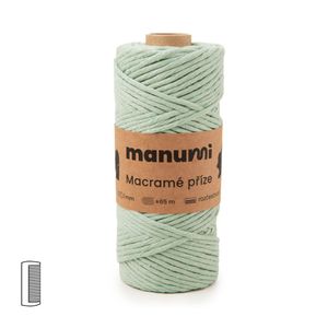 Manumi Makramee Garn 3mm Eukalyptus - 1 Stück