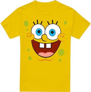 SpongeBob SquarePants - "Goofy Smile" T-Shirt für Herren TV6716 (4XL) (Gelb)