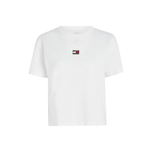 TOMMY HILFIGER JEANS T-shirt Damen Textil Weiß GR76398 - Größe: XS