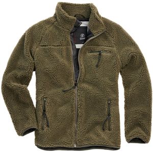 Pánská bunda Brandit Teddyfleece Jacket olive - XL