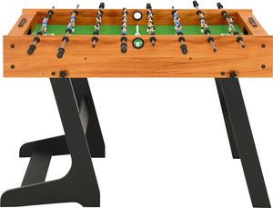 vidaXL Skladací stolík na stolný futbal 121 x 61 x 80 cm svetlohnedý