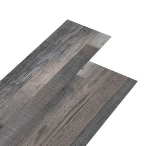 vidaXL PVC dlaždice Samolepiace 5,21 m² 2 mm priemyselný vzhľad dreva