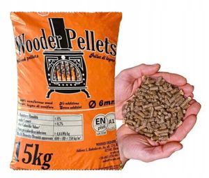 Pellet drzewny z certyfikatem wydajności 15 kg 6 mm