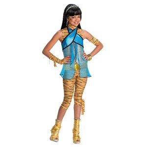 Kinder Kleopatra Mumien Kostüm / Größe: L / 140-146 (8-10Jahre)