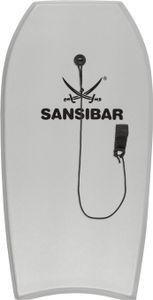 Sansibar Bodyboard ca.100x49x5 cm Lizenz hellgrau Einsteigermodell Schwimmbrett