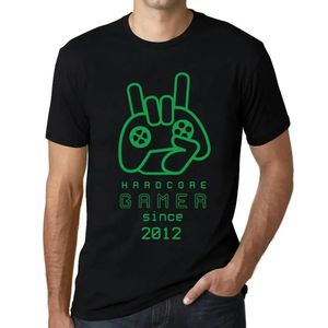 Herren Grafik T-Shirt Hardcore-Joystick-Spieler seit 2012 – Hardcore Joystick Gamer Since 2012 – Geschenk 12. Geburtstag Jahrestag 12 Jahre Jubiläum