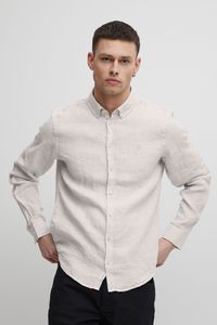 CASUAL FRIDAY CFAnton Herren Freizeithemd Hemd Basic Leinenhemd Button-Down-Kragen Regular Fit