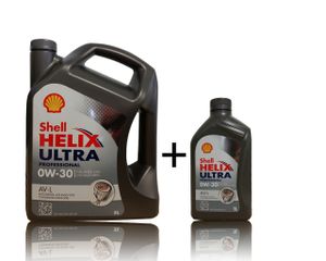 Shell Helix Ultra Professional AV-L - 0W-30  1x5 +1x1Liter