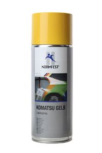 Normfest Komatsu Gelb Lackspray Spraydose Sprühlack Inhalt 400ml