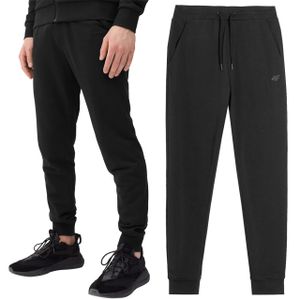 4F Heren Hose Jogging Pants Training Pants Sport Jogger M311, barva: černá, velikost: L