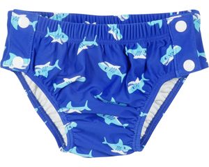 Playshoes - UV-Schwimmwindeln für Jungen - Haifisch-Druck - Blau
