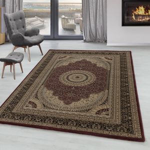 Orientteppich Carpet Teppich Wohnzimmer Orientalisch Perser Laurus Beige Oval