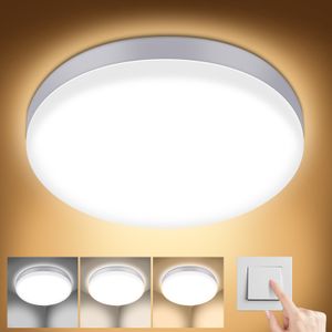 LED-Deckenleuchte, runde Panel-Downlights, Wohnzimmer, Küche, Wandleuchte 3 Farben licht