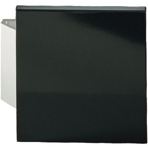 FSB Stoßgriff FSB 6184 62 Aluminium Griffplatte Kuststoff schwarz 90mm - 0 61 6184 00062 0105