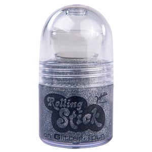 Jofrika 700550 Rolling Stick Glitzerroller Glitter-Gel, silber (21 ml)
