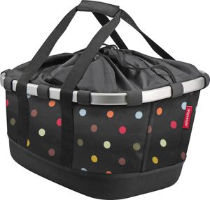 Klickfix Bikebasket GT für Racktime, Punkte schwarz