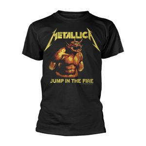 Metallica - "Jump In The Fire Vintage" T-Shirt für Herren/Damen Unisex PH1590 (M) (Schwarz)