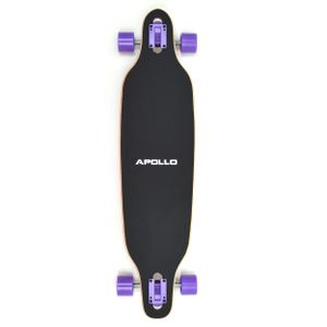 Apollo Longboard "Makira" Twin Tip DT Komplettboard 97,2 x 23,5 cm 7 Lagen Holzdeck Cruiser-Board