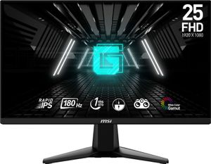 MSI G255F, 62,2 cm (24.5"), 1920 x 1080 px, Full HD, LCD, 1 ms, Czarny