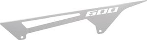 Ochranný kryt reťaze kompatibilný s Honda CB 600 F Hornet Logo strieborná