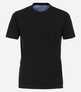 Redmond - Regular Fit - Herren T-shirt mit Round Neck in verschiedenen Farben (231930650), Größe:4XL, Farbe:Schwarz (91)