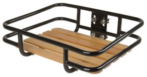 Ventura Frontgepäckträger Fahrrad Gepäckträger vorne aus Buche Vorderradgepäckträger bis 18 kg für Korb oder Kiste