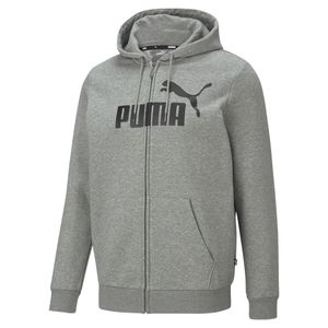 Puma Essentials Big Logo Full-Zip Hoodie 586698-03, Herren, Sweatshirts, Grau, Größe: XL