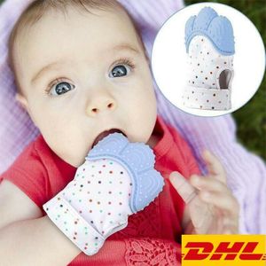 Melario 2X Baby Beißhandschuh Beißring Knisternde Handschuh Lebensmittelqualität