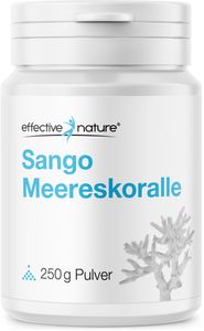 Sango Meereskoralle Pulver - 250 g Sango Koralle mit Calcium und Magnesium im optimalen Verhältnis 2:1 - Hochdosiertes Sango Meereskoralle Pulver