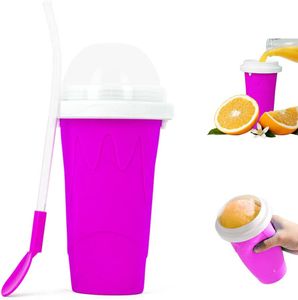 Magic Slushy Maker Cup, Slush Ice Cream Cup, Summer Ice Shaker Cup, Frozen Cup, Smoothie Cup(VIOLETT)