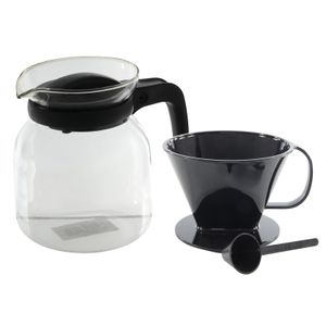 Kaffeekanne mit Peramanentfilter und Kaffeelöffel neuetischkultur