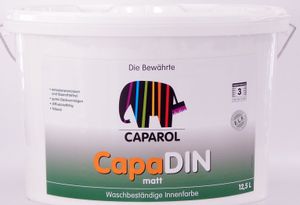Caparol CapaDin 12,5 Liter Weiß Innenfarbe Wandfarbe