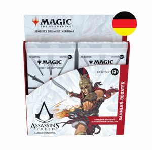 Magic: The Gathering - Universes Beyond: Assassins Creed Sammler Booster Display - Deutsch