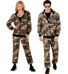 Trainingsanzug "Camouflage" für Erwachsene | Mehrfarbig - Jogginganzug Größe: S