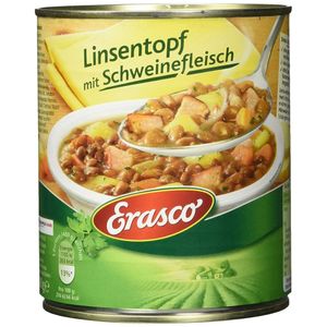 Erasco Linsentopf mit Schweinefleisch deftig und lecker 800g