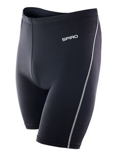 SPIRO Pánské těsné šortky Bodyfit Base Layer S250M Black M/L