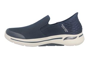 Skechers GO WALK ARCH FIT HANDS FREE sportovní obuv v plusových velikostech modrá 216259 NVY velká pánská obuv