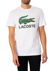 LACOSTE Herren T-Shirt mit Signatur-Aufdruck