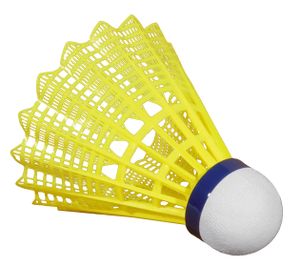 Victor Badmintonbälle "Shuttle 1000", Blau, mittel, Neongelb